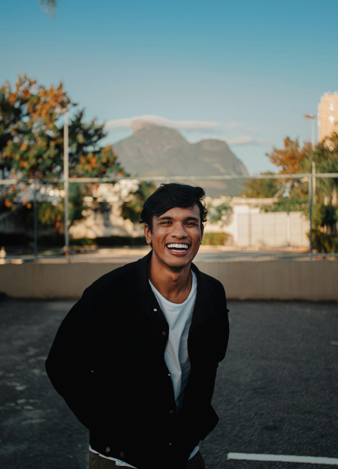 Portrait of a smiling man in casual clothing